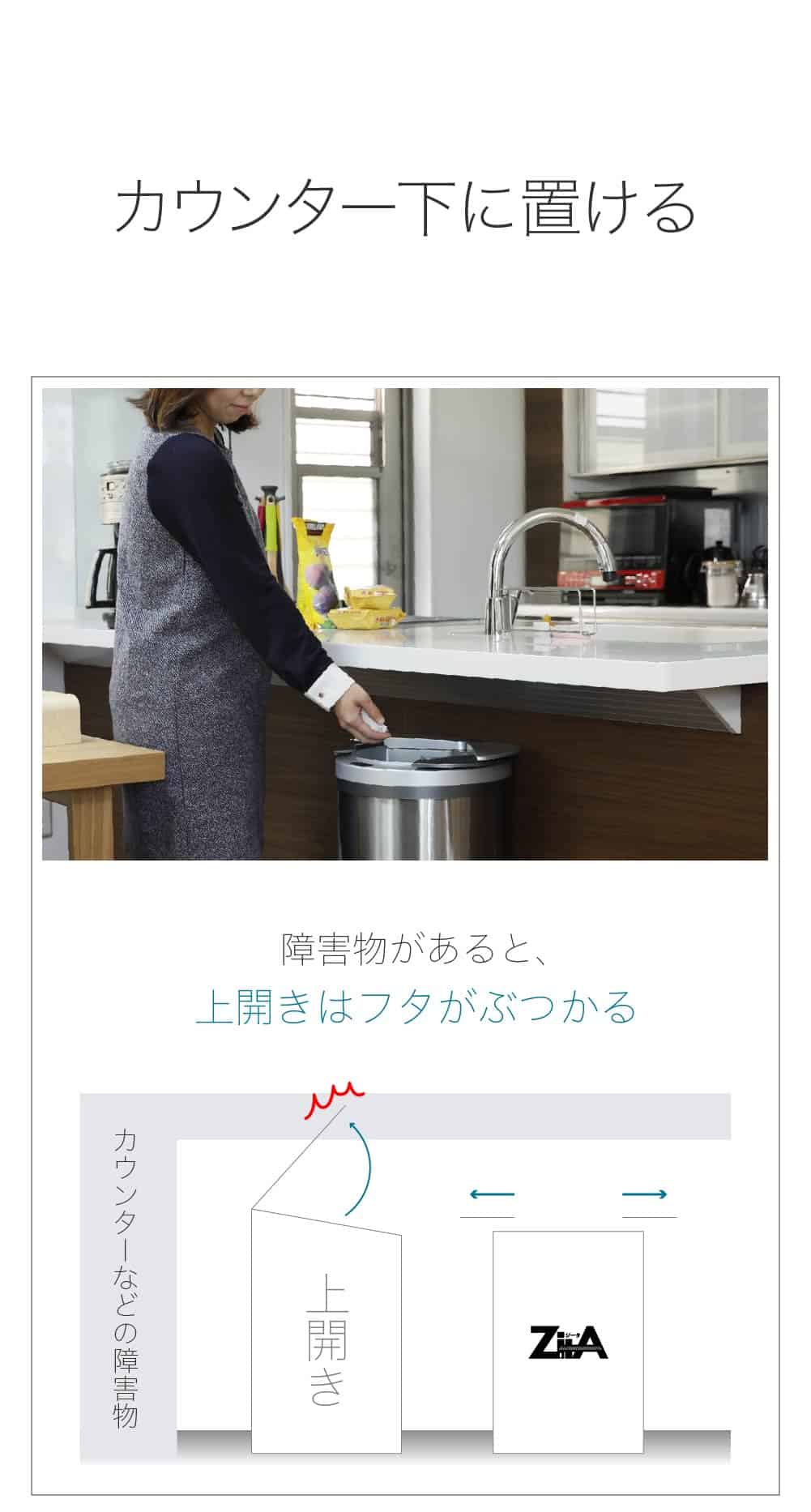 【予約注文】ZitA mini ジータミニ 自動ゴミ箱 【ひらけ、ゴミ箱】